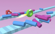 Bouncy Blob Race: Obstacle Course